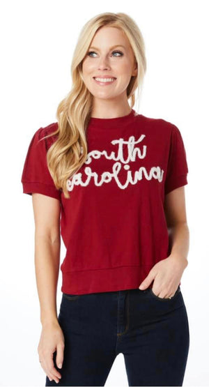 Game Day South Carolina corded script shirt