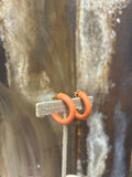 SHEILA FAJL Orange Chantal Hoops