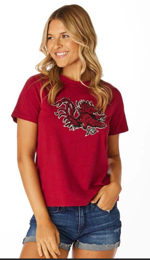 Game Day Sequin Gamecock shirt