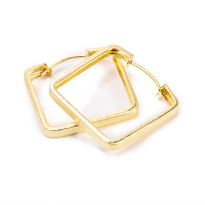 SHEILA FAJL Laila Gold Squared Earrings