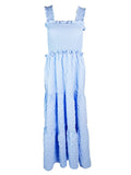 Simply Southern Square Neck Textured Maxi Dress